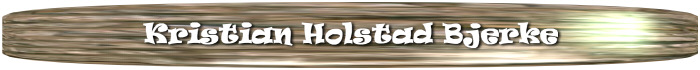 Kristian Holstad Bjerke banner